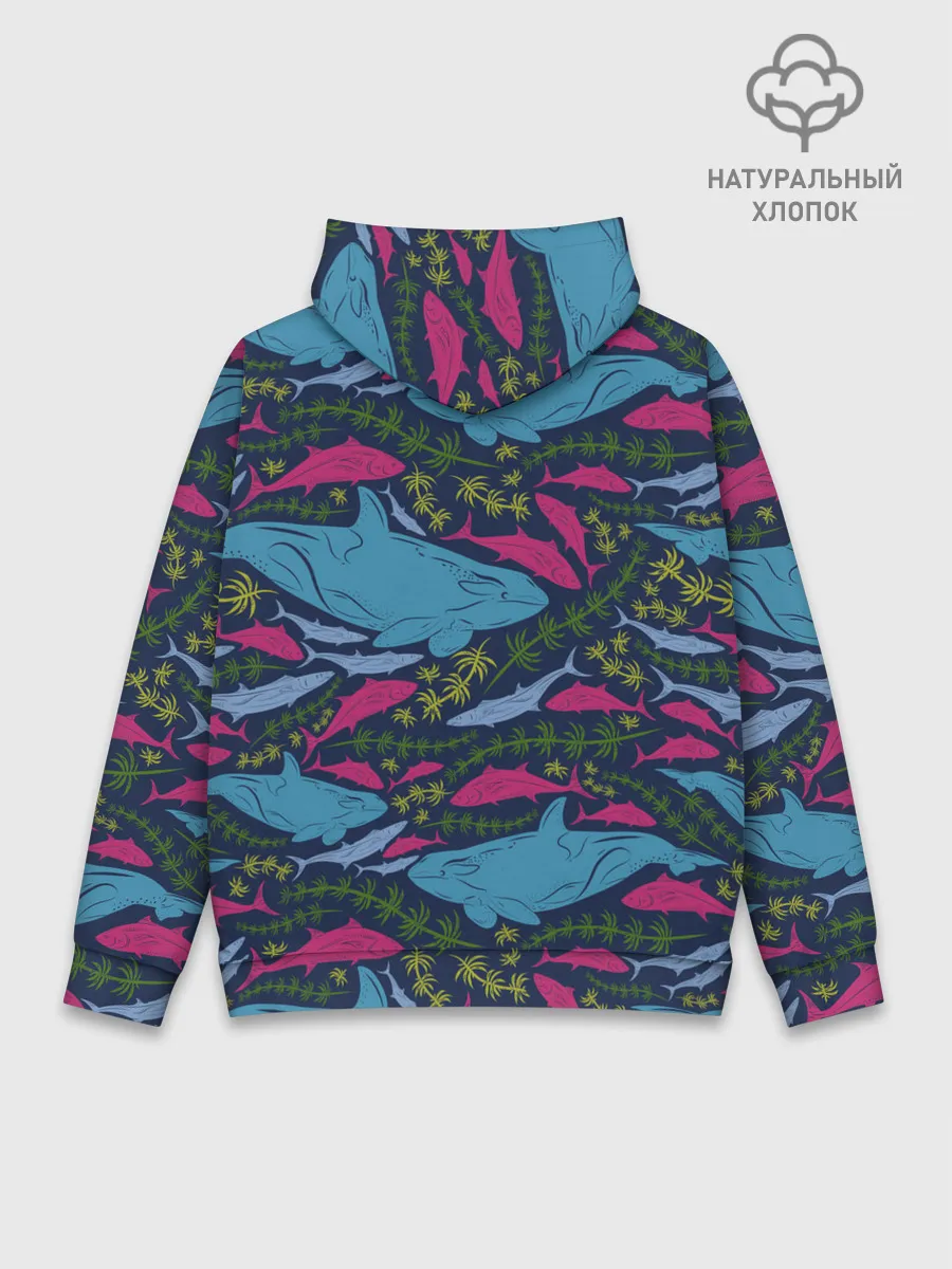 Худи мужской база хлопок / Касатки