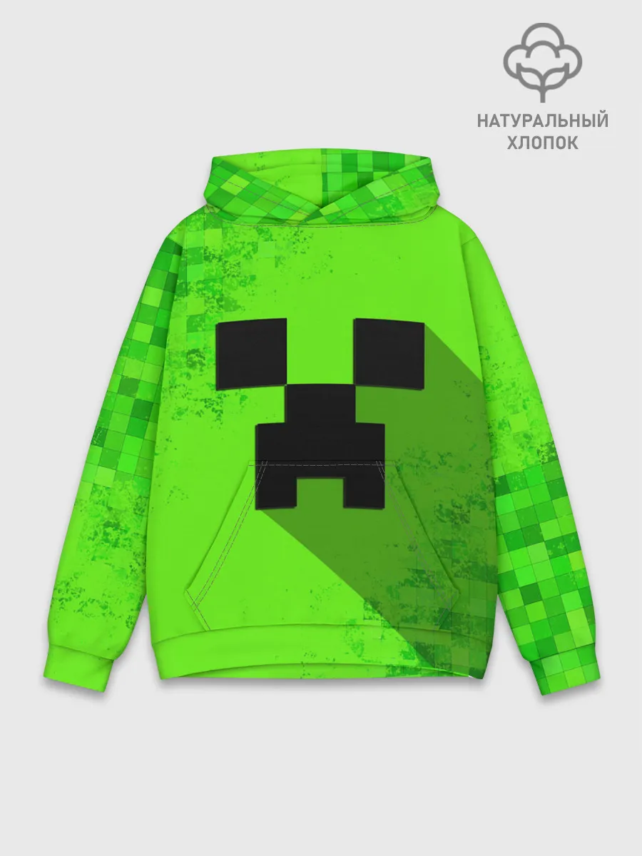 Худи мужской база хлопок / MINECRAFT