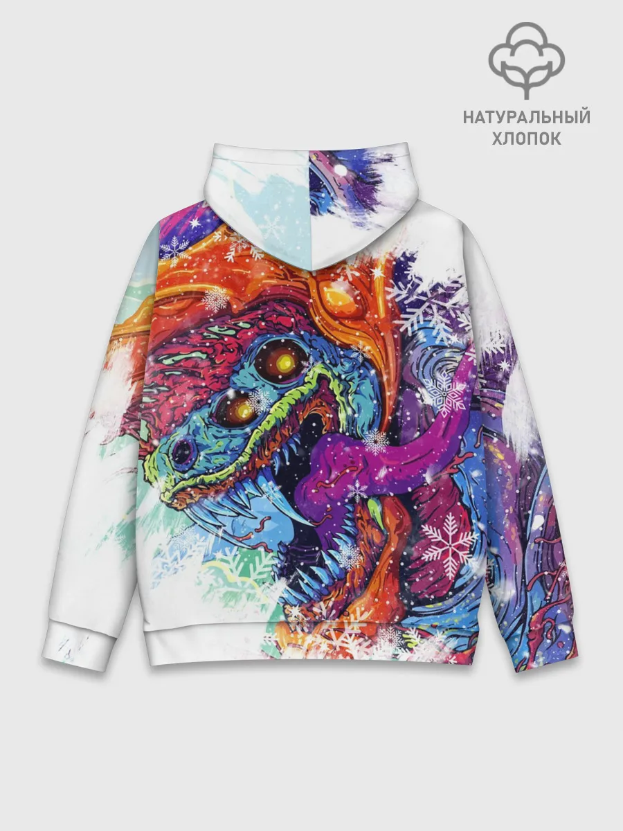 Худи мужской база хлопок / Новогодний CS GO