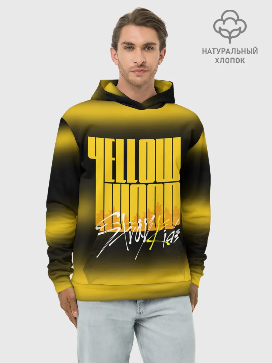 Худи мужской база хлопок / Stray Kids