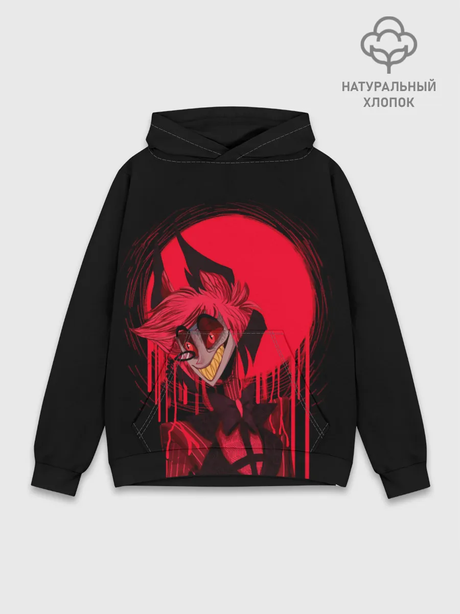 Худи мужской база хлопок / Hazbin Hotel