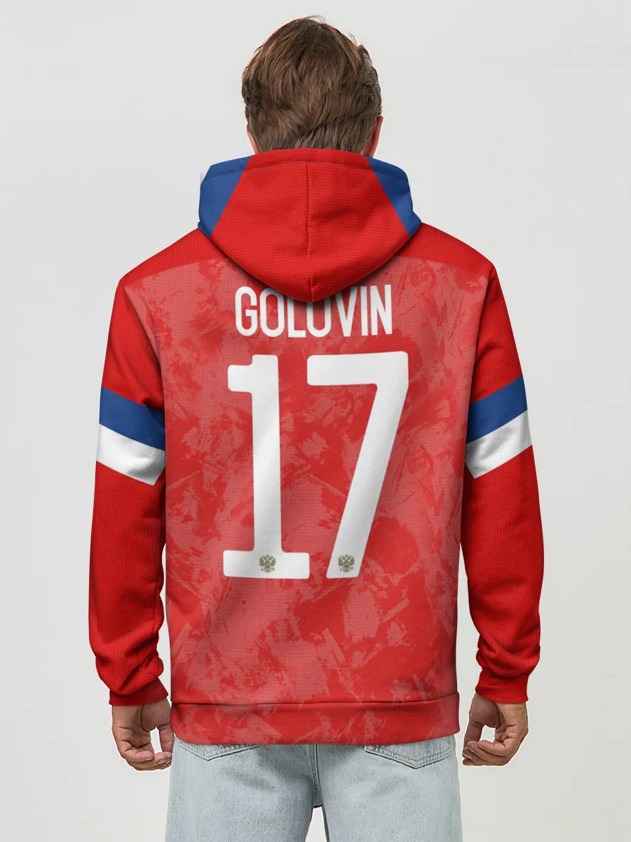 Худи мужской база хлопок / Golovin home EURO 2020