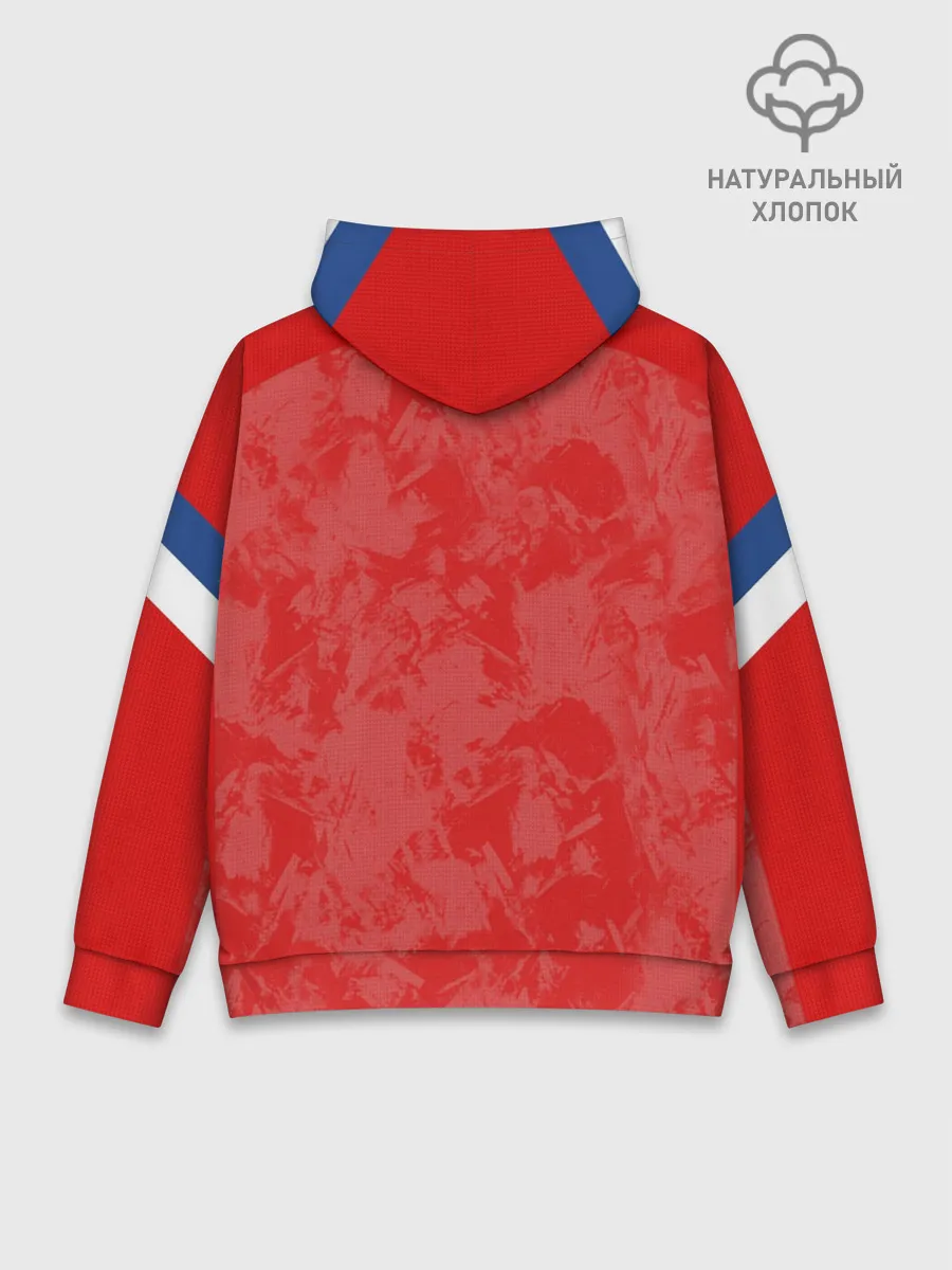 Худи мужской база хлопок / Russia home EURO 2020