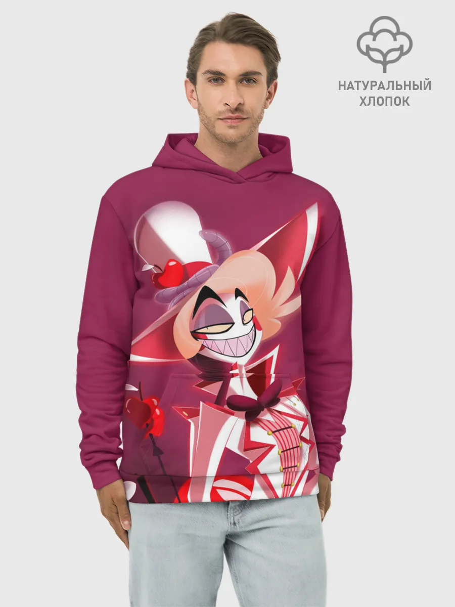 Худи мужской база хлопок / Hazbin Hotel