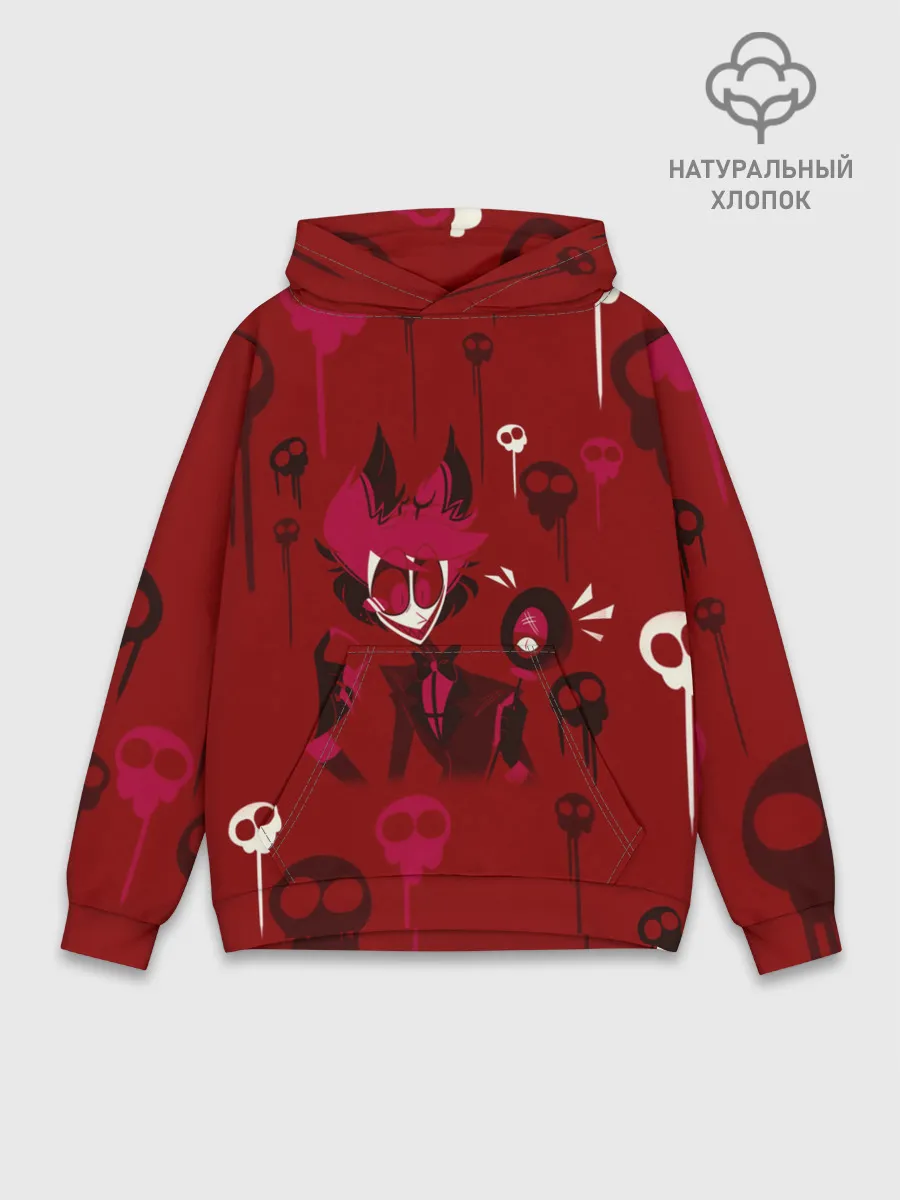 Худи мужской база хлопок / Hazbin Hotel
