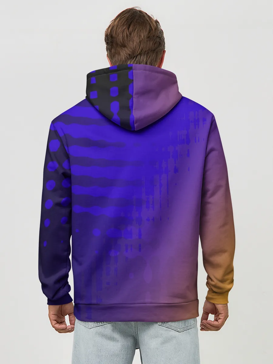 Худи мужской база хлопок / Градиент PRO