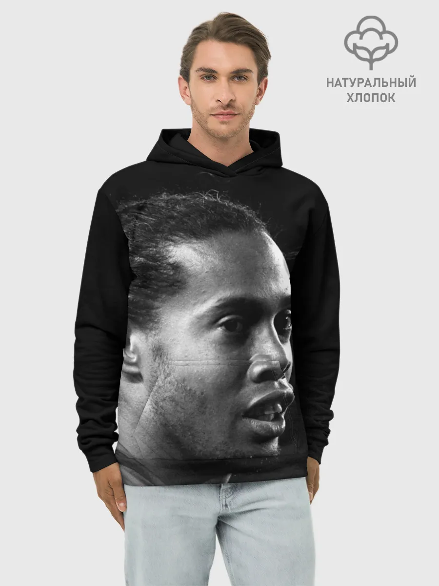 Худи мужской база хлопок / Роналдиньо