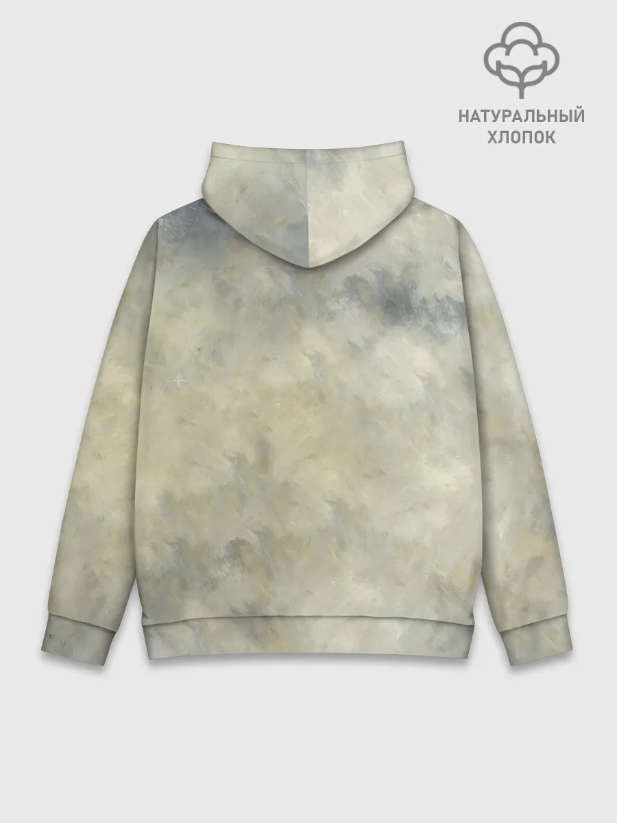 Худи мужской база хлопок / Острые козырьки