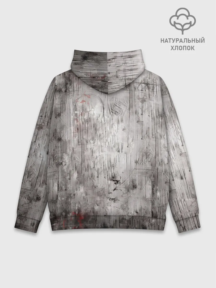 Худи мужской база хлопок / Острые козырьки