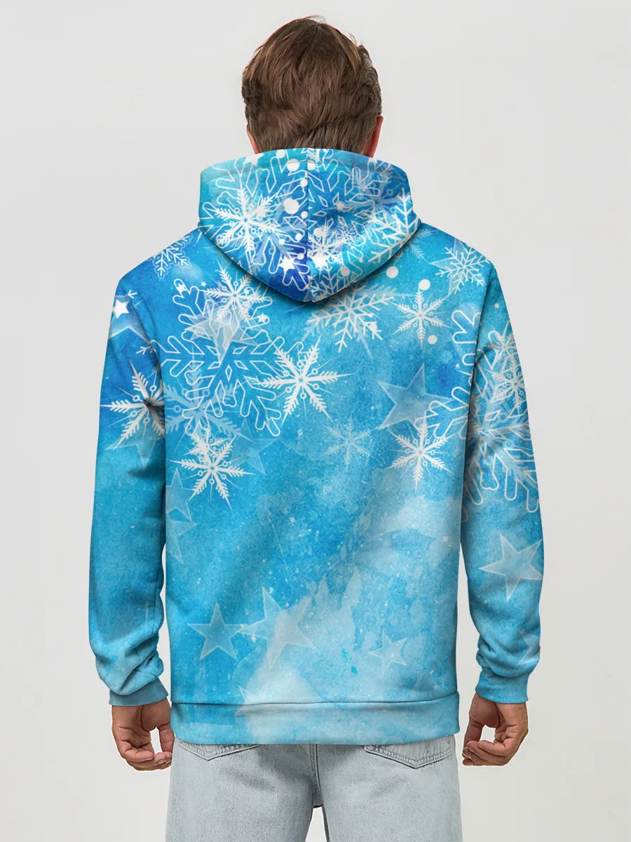 Худи мужской база хлопок / Новогодний Sherlock