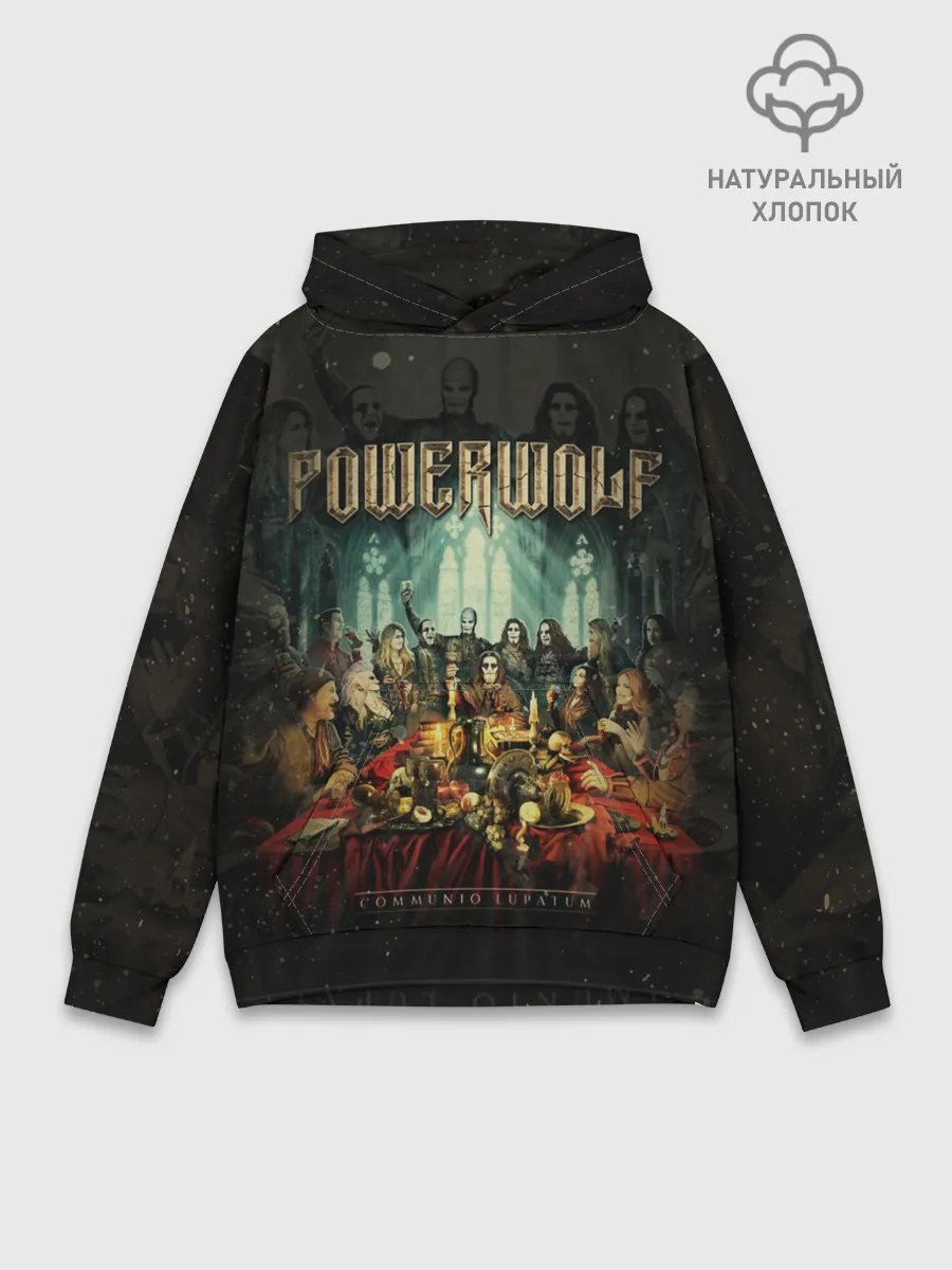 Худи мужской база хлопок / Powerwolf