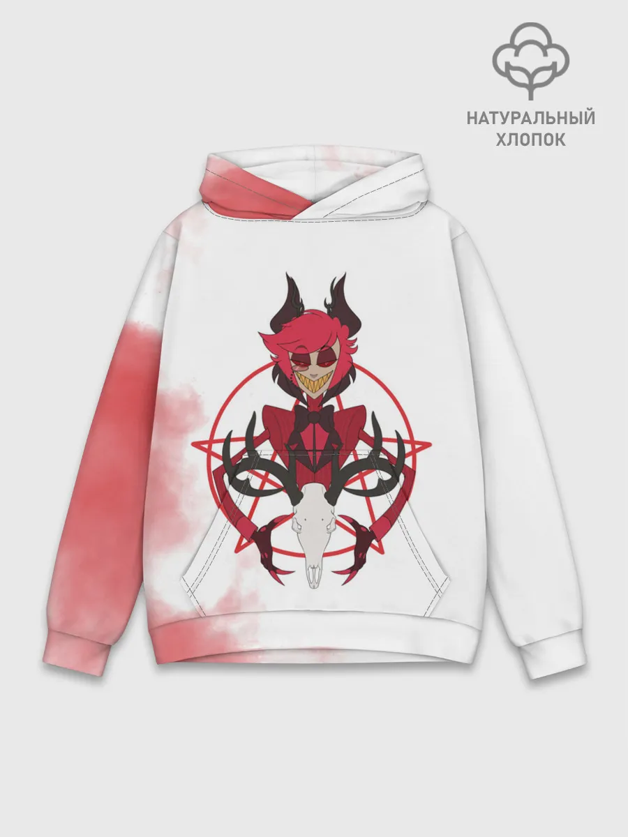 Худи мужской база хлопок / Hazbin Hotel