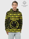 Худи мужской база хлопок / НОВОГОДНЯЯ NIRVANA