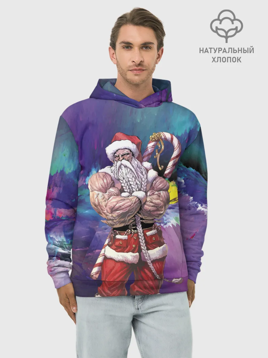 Худи мужской база хлопок / Крутой дед