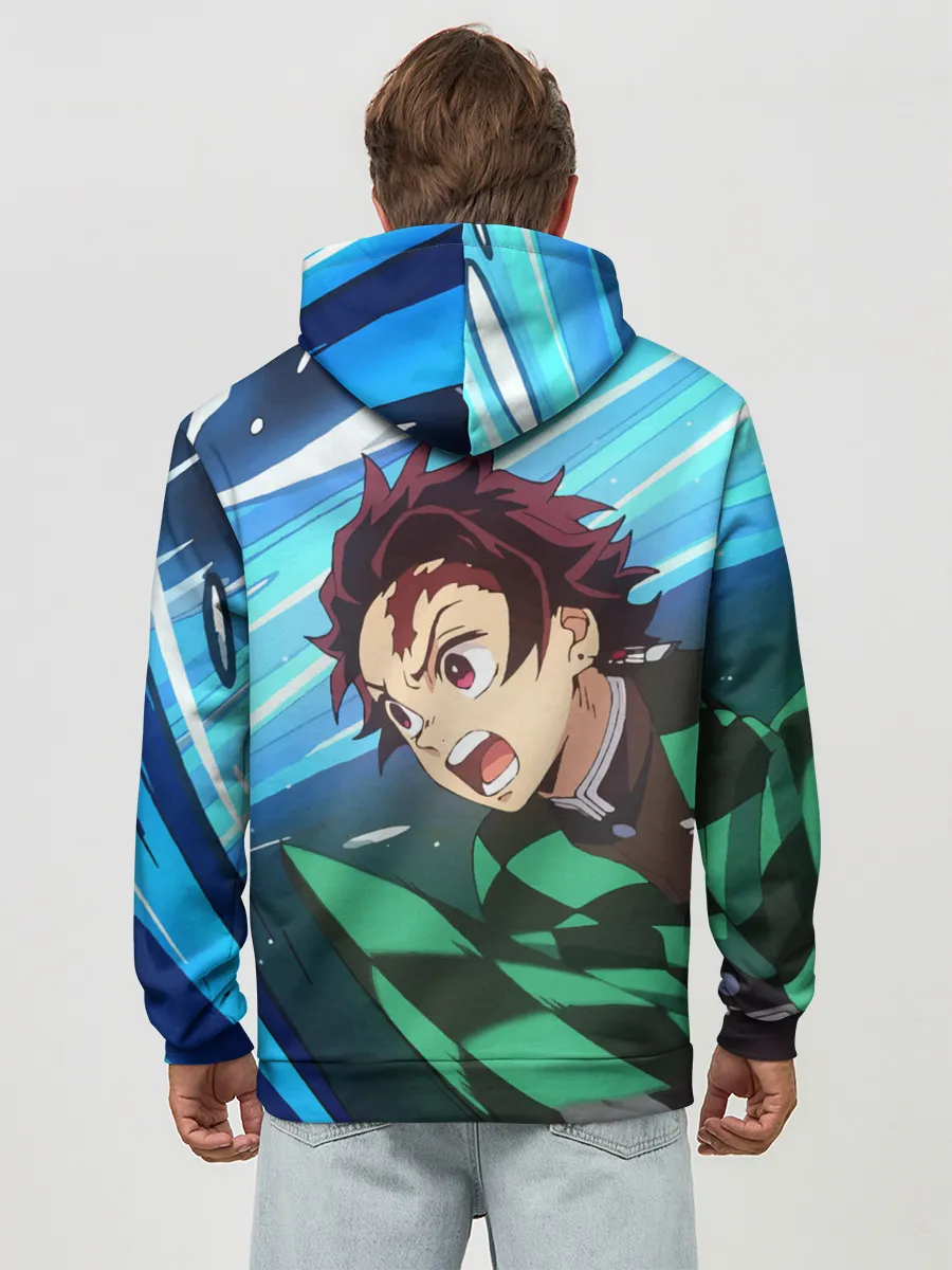 Худи мужской база хлопок / Клинок рассекающий демонов