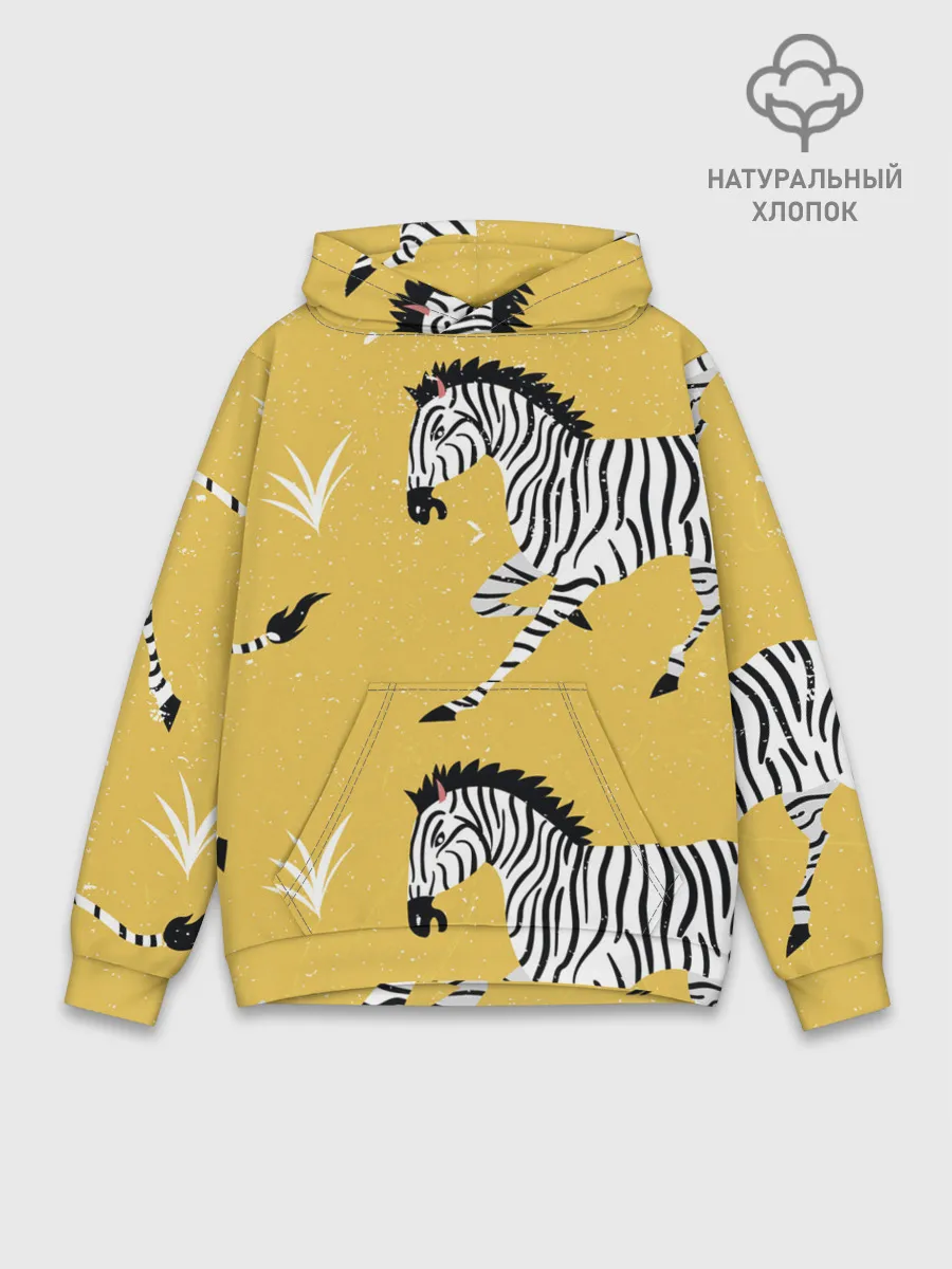 Худи мужской база хлопок / Зебра АРТ