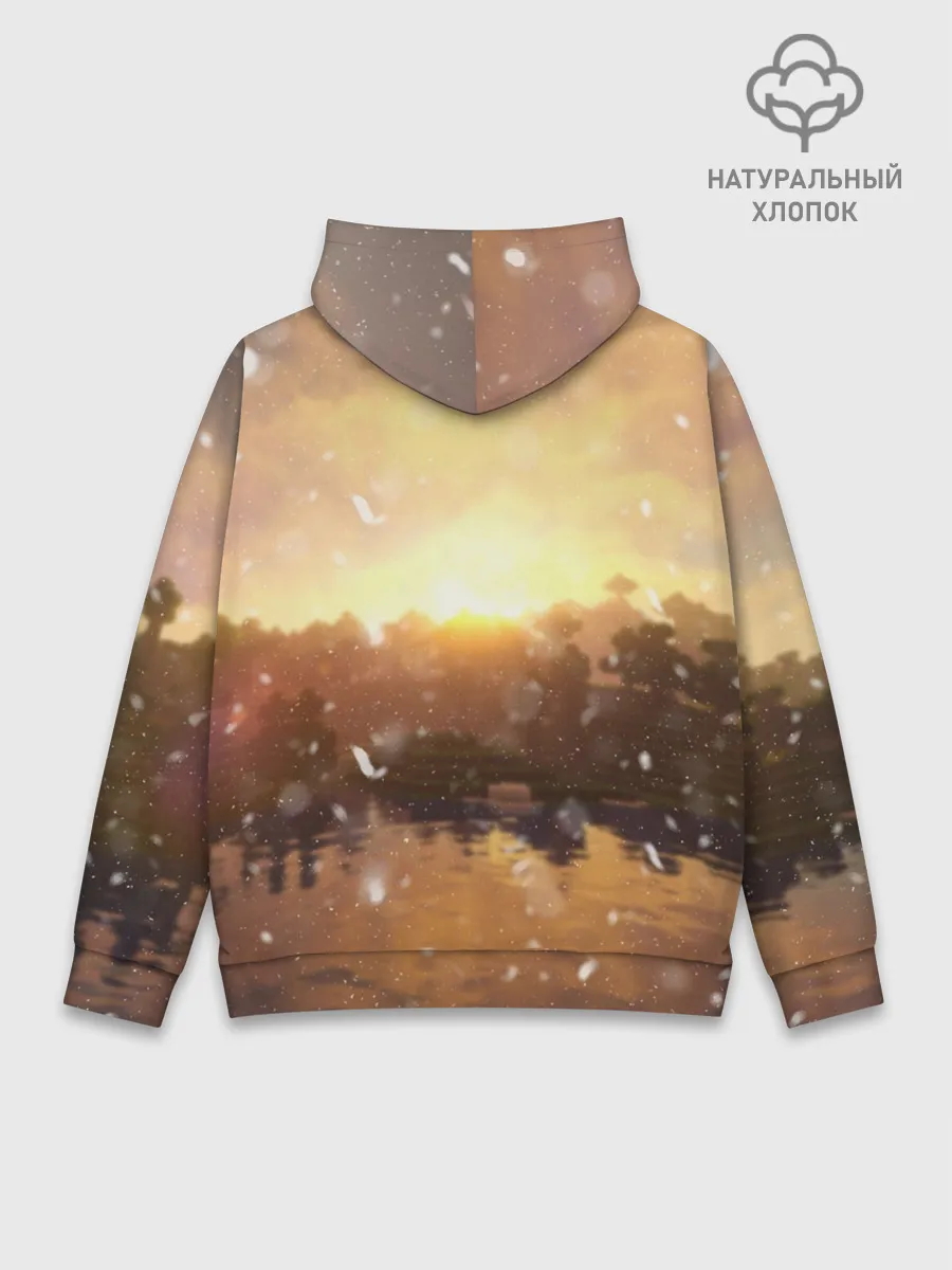 Худи мужской база хлопок / Minecraft / Майнкрафт