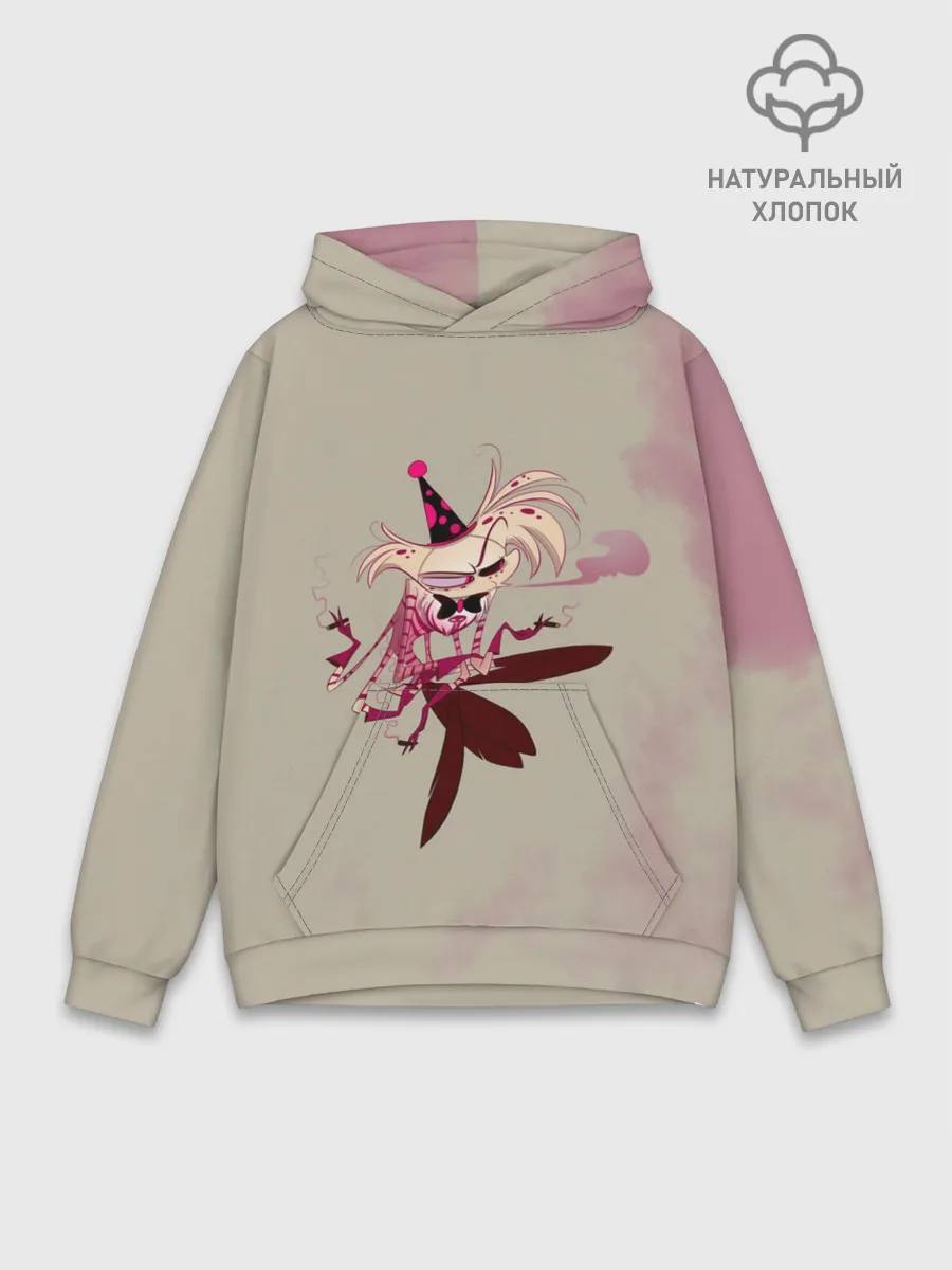 Худи мужской база хлопок / Hazbin Hotel