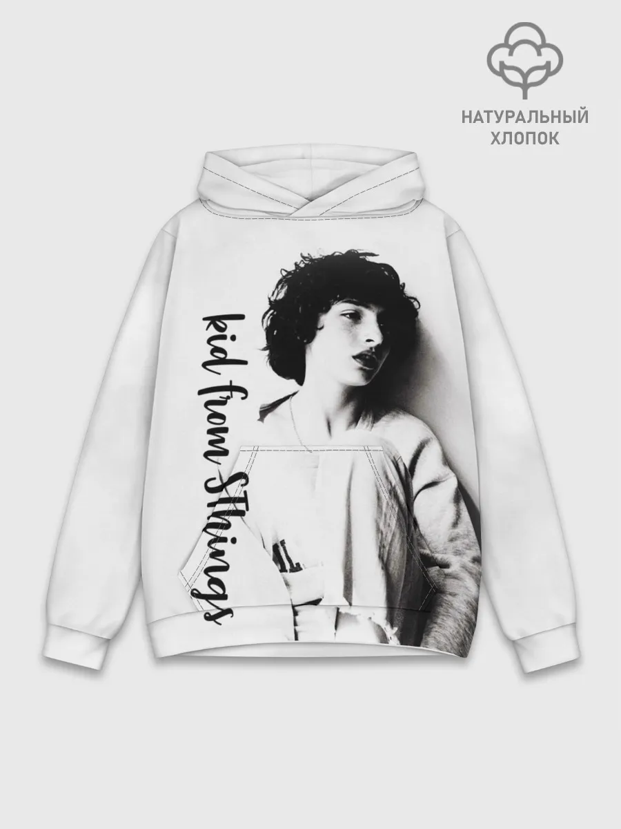 Худи мужской база хлопок / Финн Вулфард