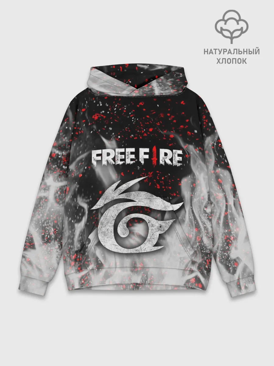 Худи мужской база хлопок / GARENA FREE FIRE