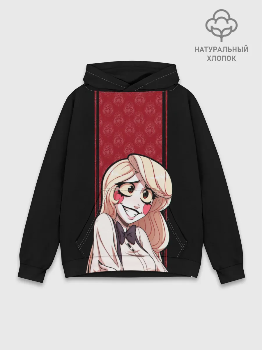Худи мужской база хлопок / Hazbin Hotel. Charlie