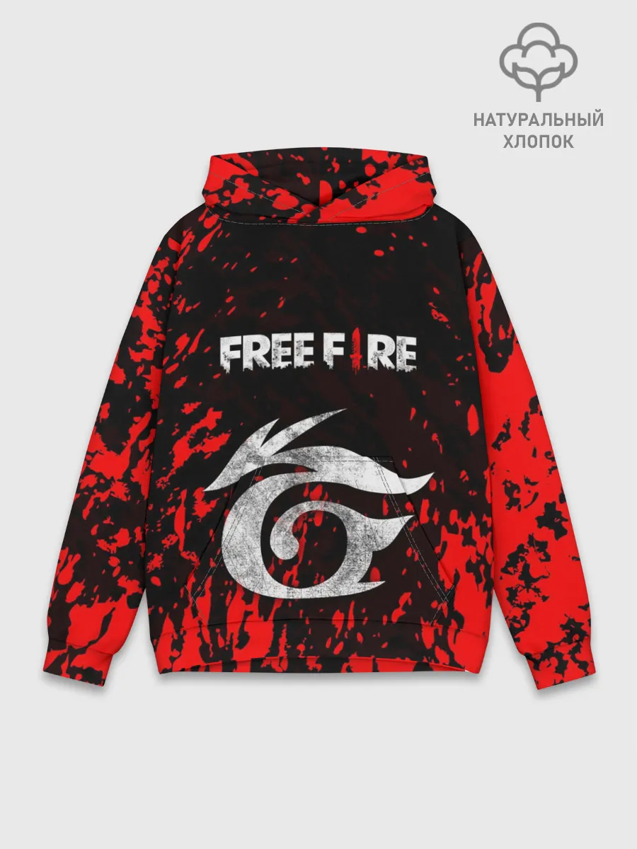 Худи мужской база хлопок / GARENA FREE FIRE