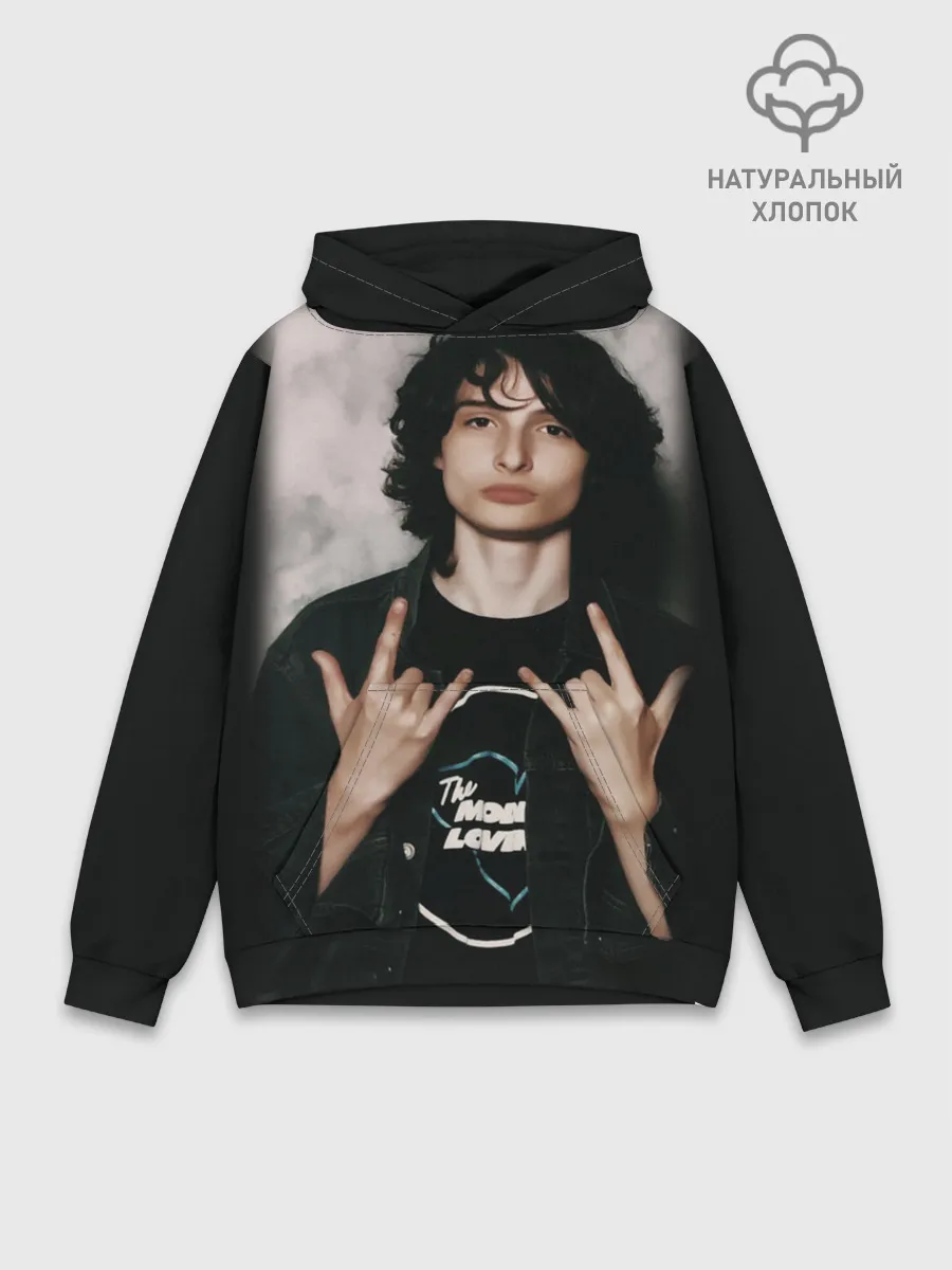 Худи мужской база хлопок / finn wolfhard
