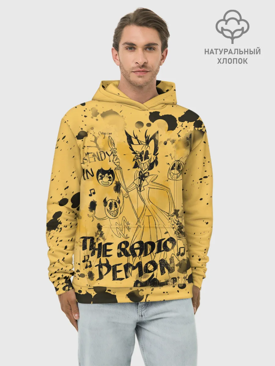 Худи мужской база хлопок / Hazbin Hotel