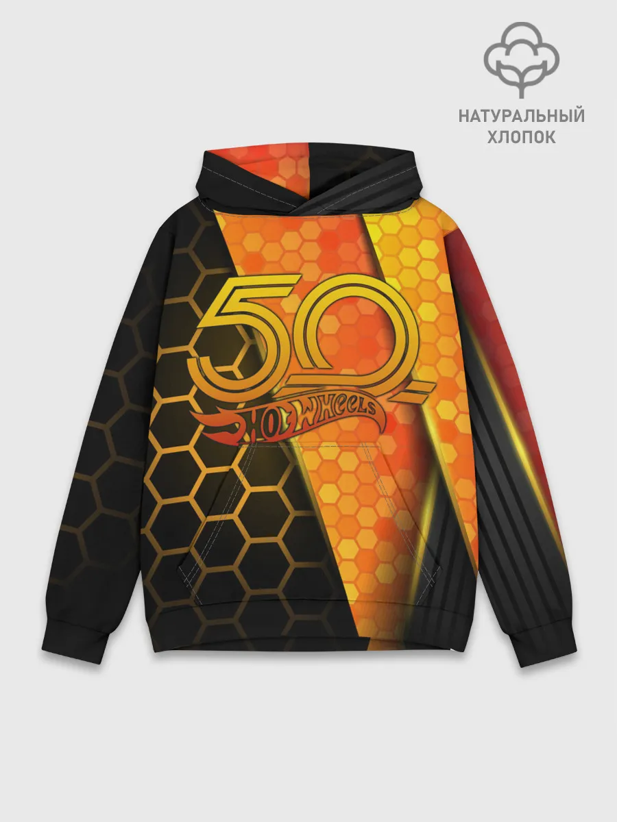 Худи мужской база хлопок / Hot Wheels