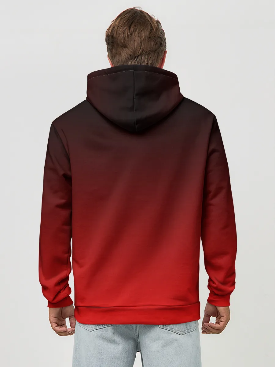 Худи мужской база хлопок / Танк ЯРОСТЬ