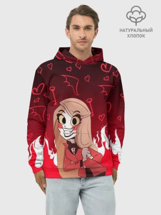 Худи мужской база хлопок / ОТЕЛЬ ХАЗБИН ЧАРЛИ