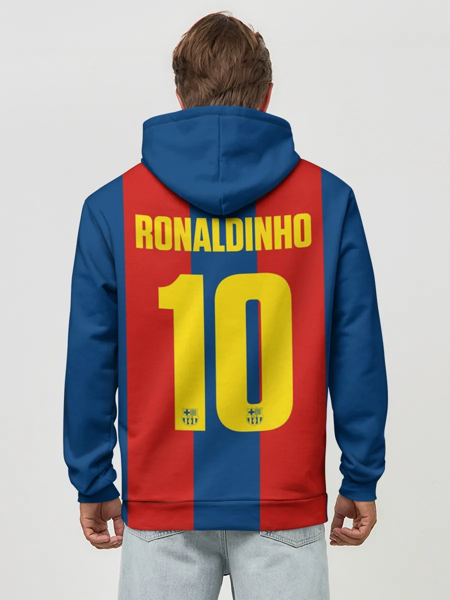 Худи мужской база хлопок / Роналдиньо Ретро
