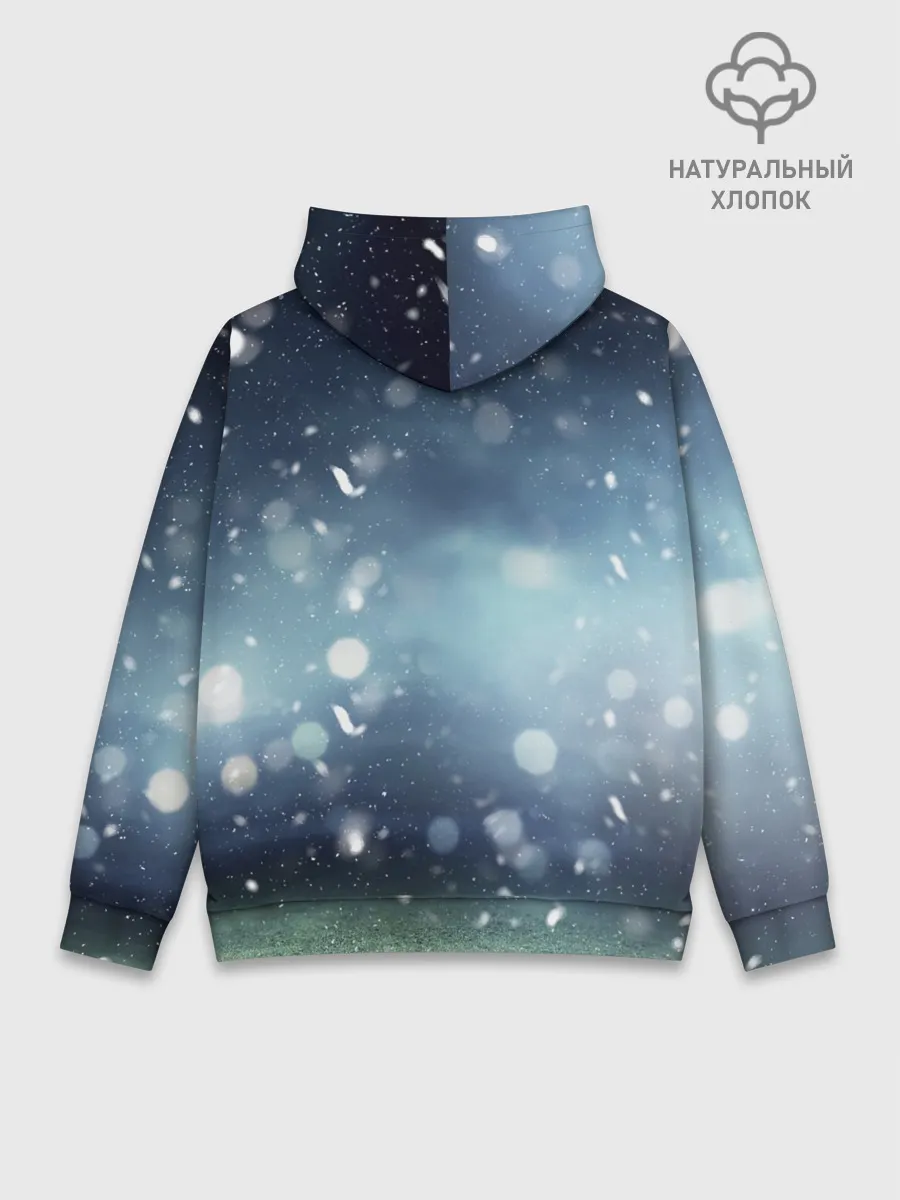 Худи мужской база хлопок / Лео Месси