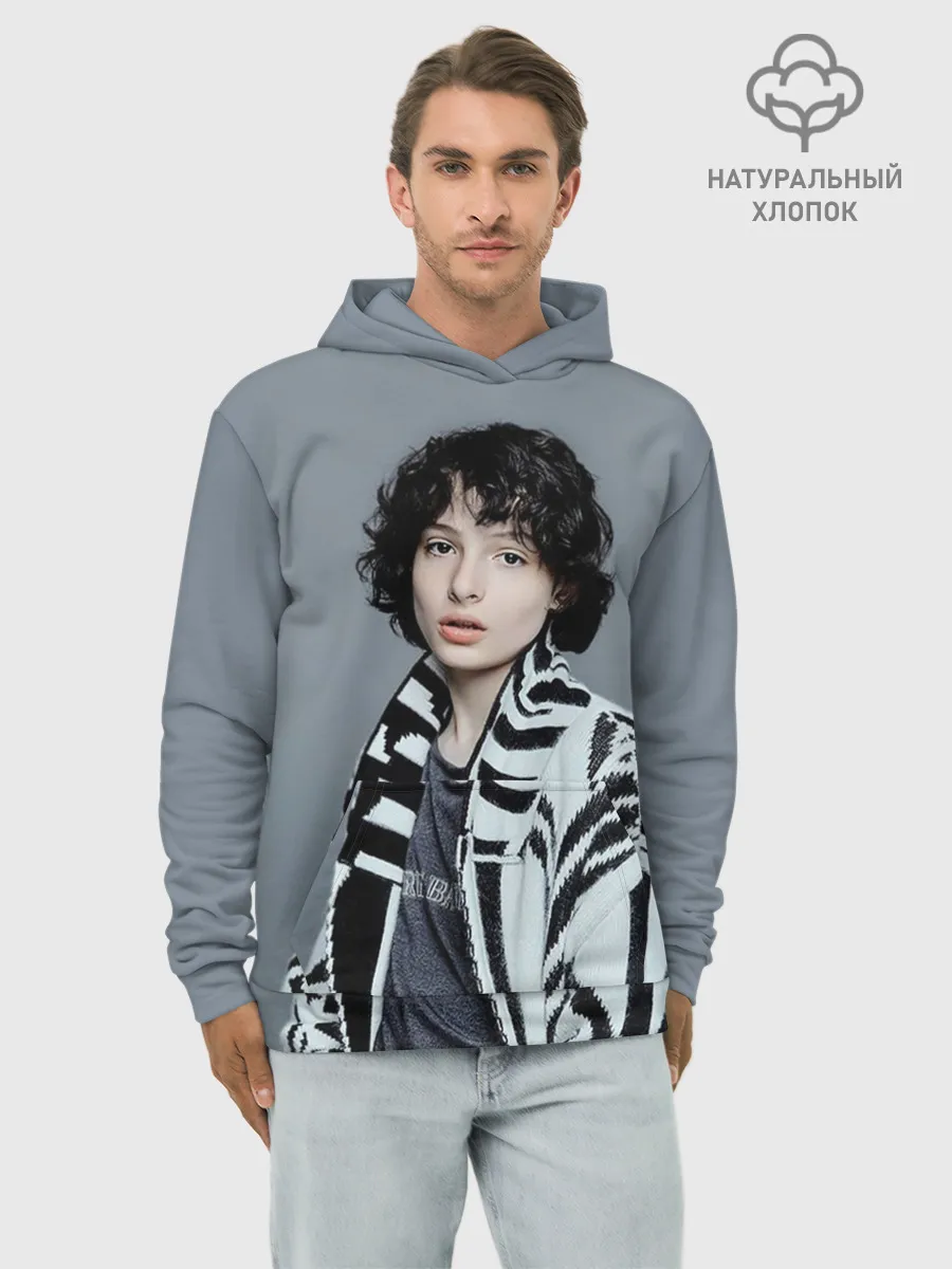 Худи мужской база хлопок / finn wolfhard