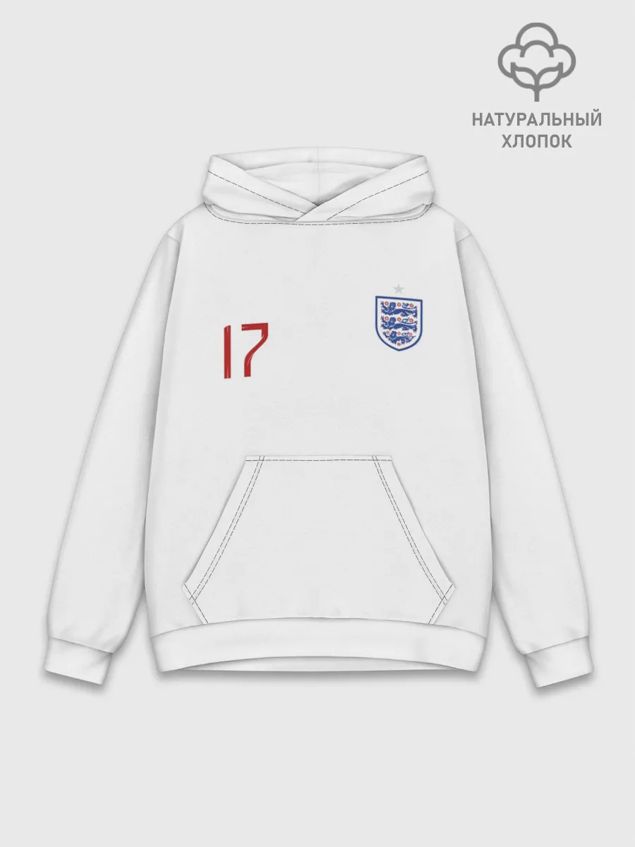 Худи мужской база хлопок / Мейсон Маунт Англия