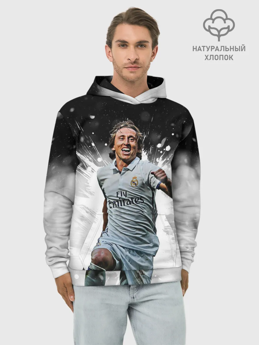 Худи мужской база хлопок / Модрич