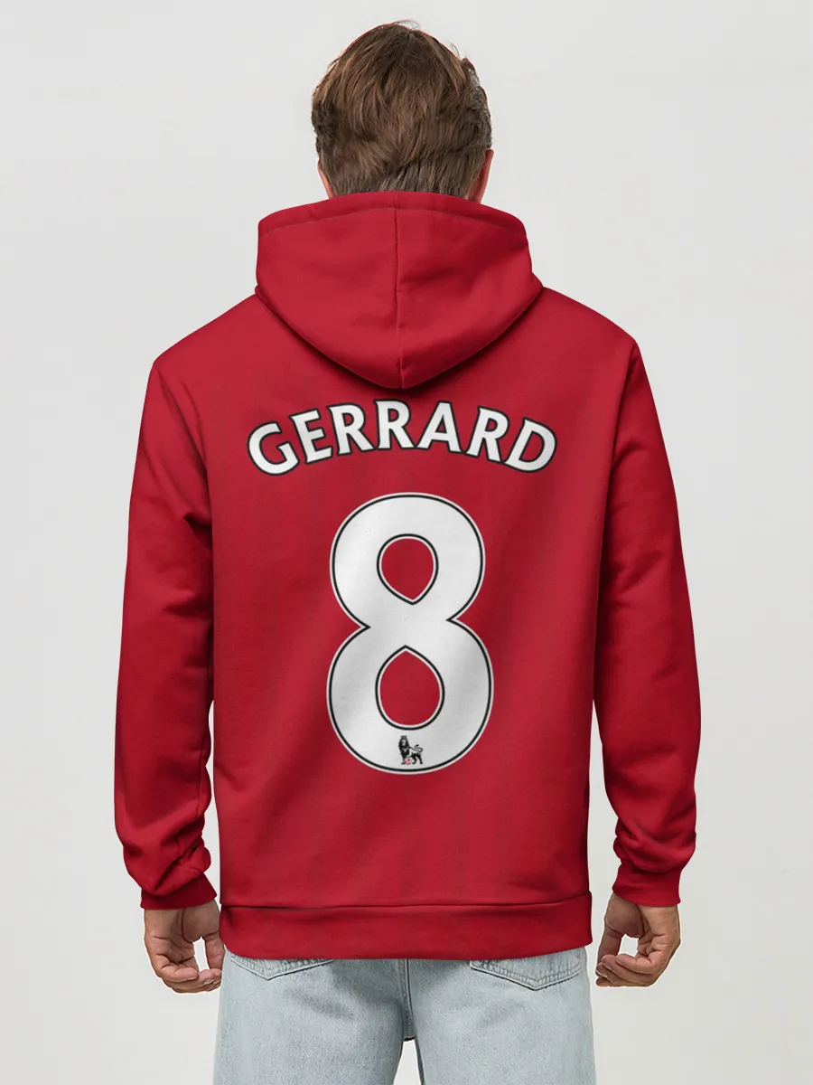 Худи мужской база хлопок / Джеррард Ливерпуль ретро