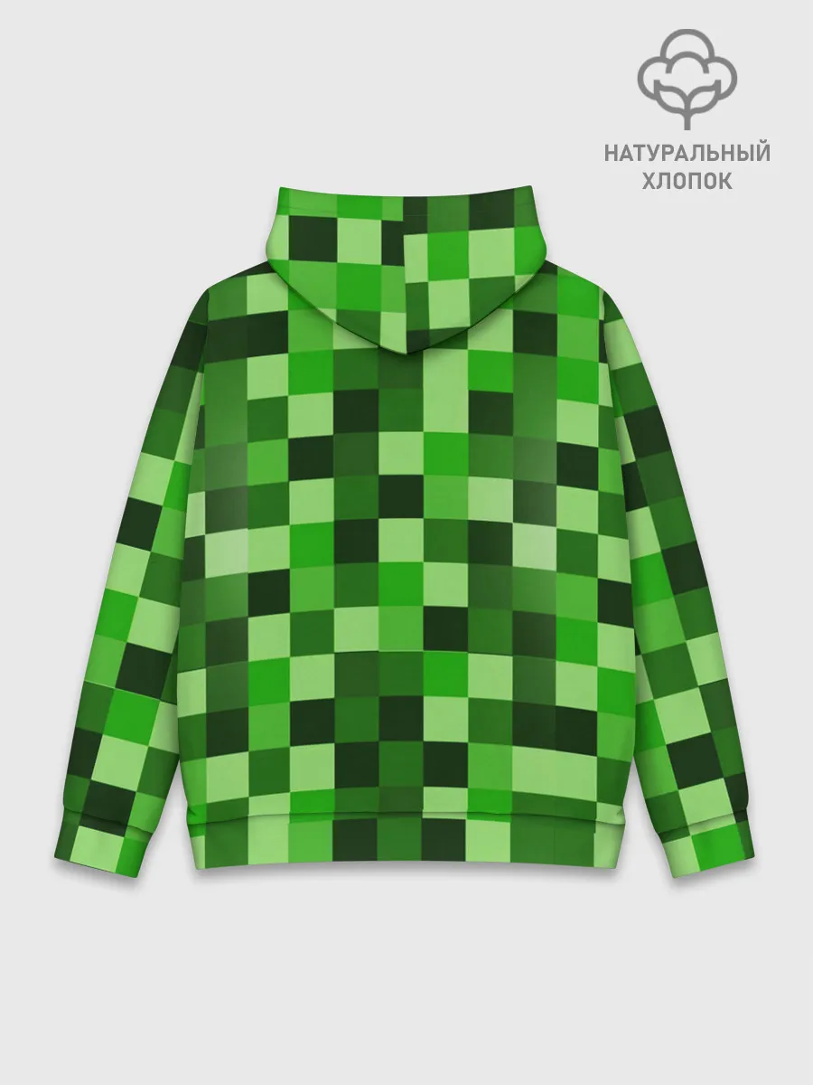 Худи мужской база хлопок / MINECRAFT