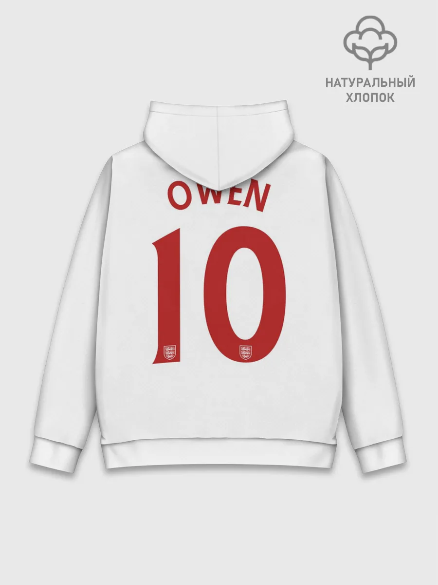Худи мужской база хлопок / Майкл Оуэн Англия Ретро