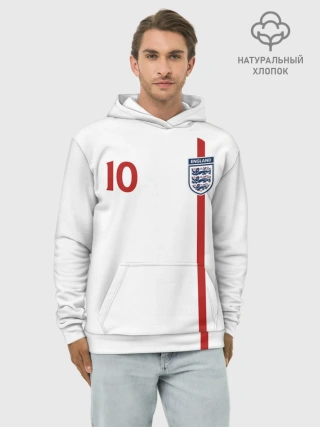 Худи мужской база хлопок / Майкл Оуэн Англия Ретро