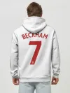 Худи мужской база хлопок / Дэвид Бекхэм Англия Ретро