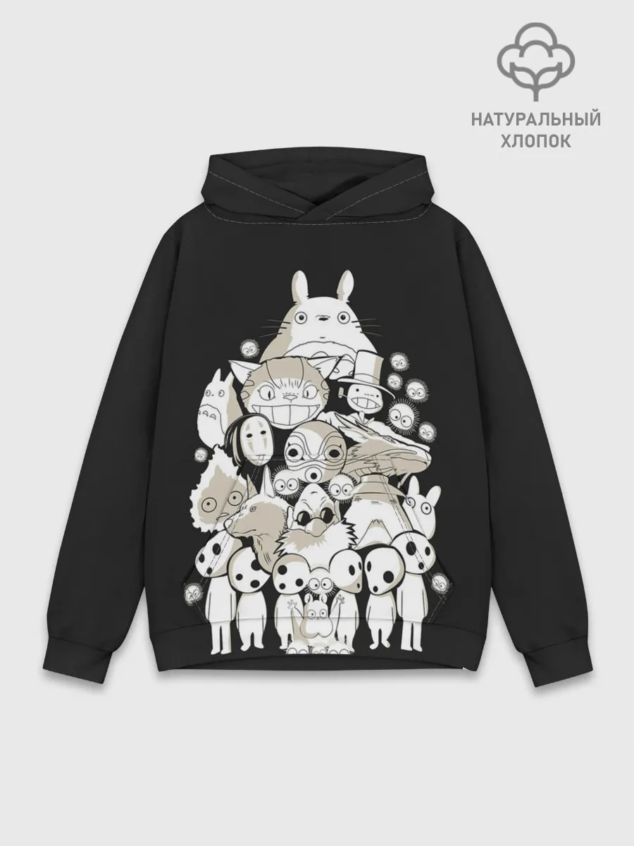 Худи мужской база хлопок / Totoro