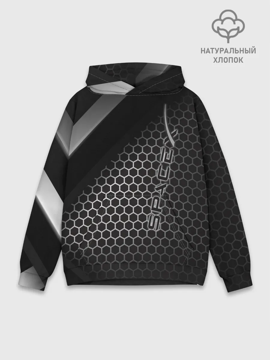 Худи мужской база хлопок / SpaceX