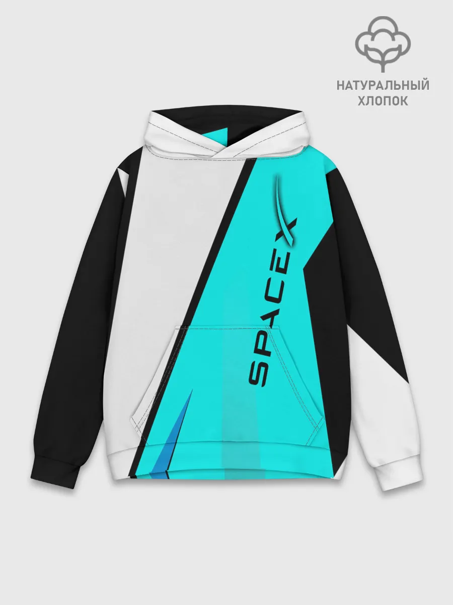 Худи мужской база хлопок / SpaceX