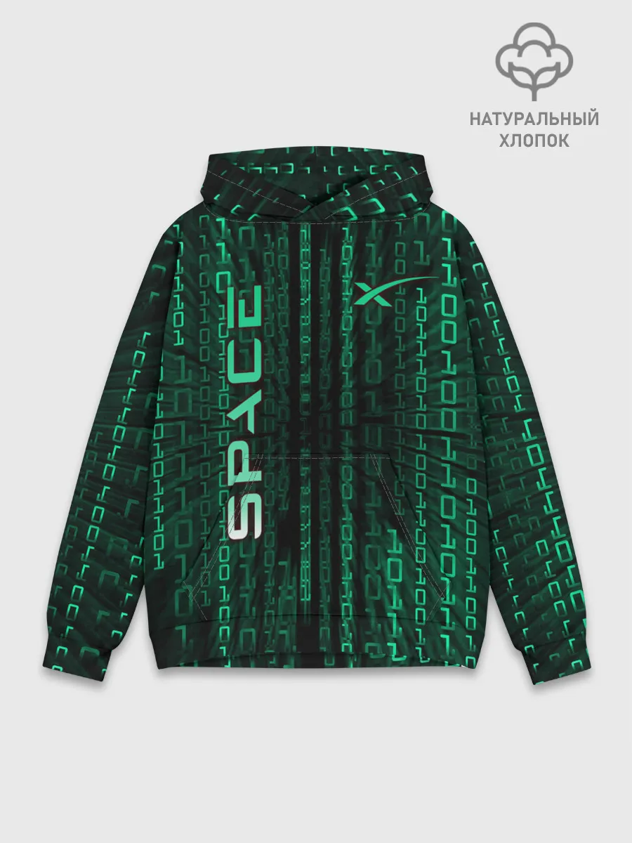 Худи мужской база хлопок / SpaceX