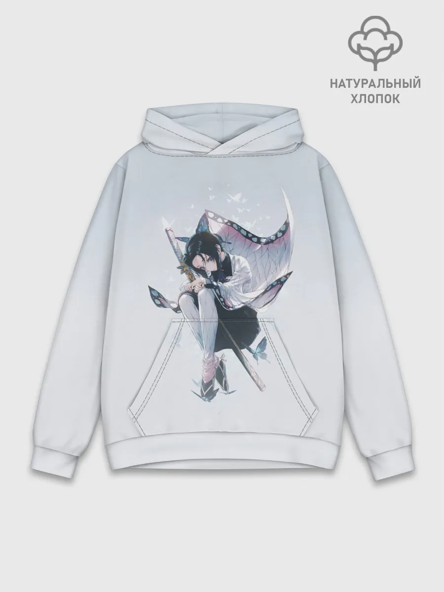 Худи мужской база хлопок / Shinobu Kochou