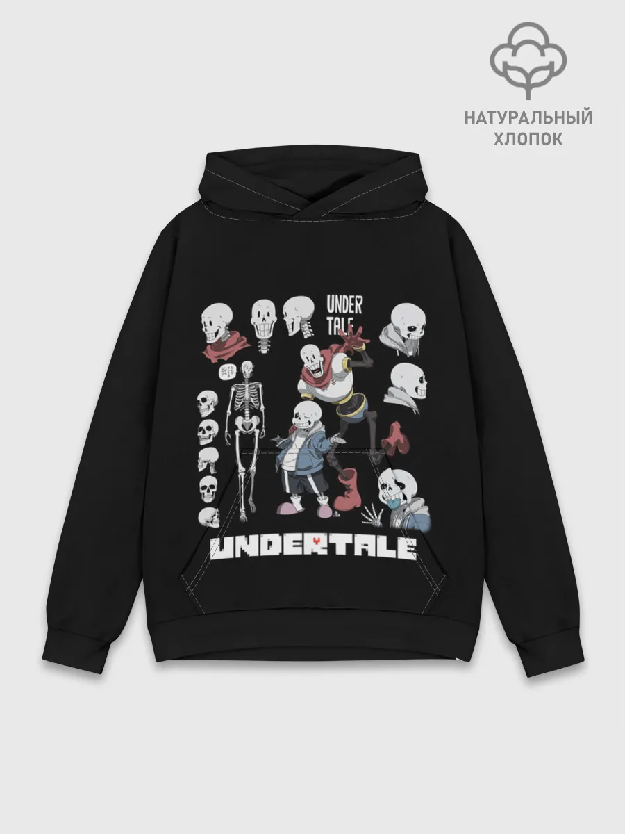 Худи мужской база хлопок / UNDERTALE
