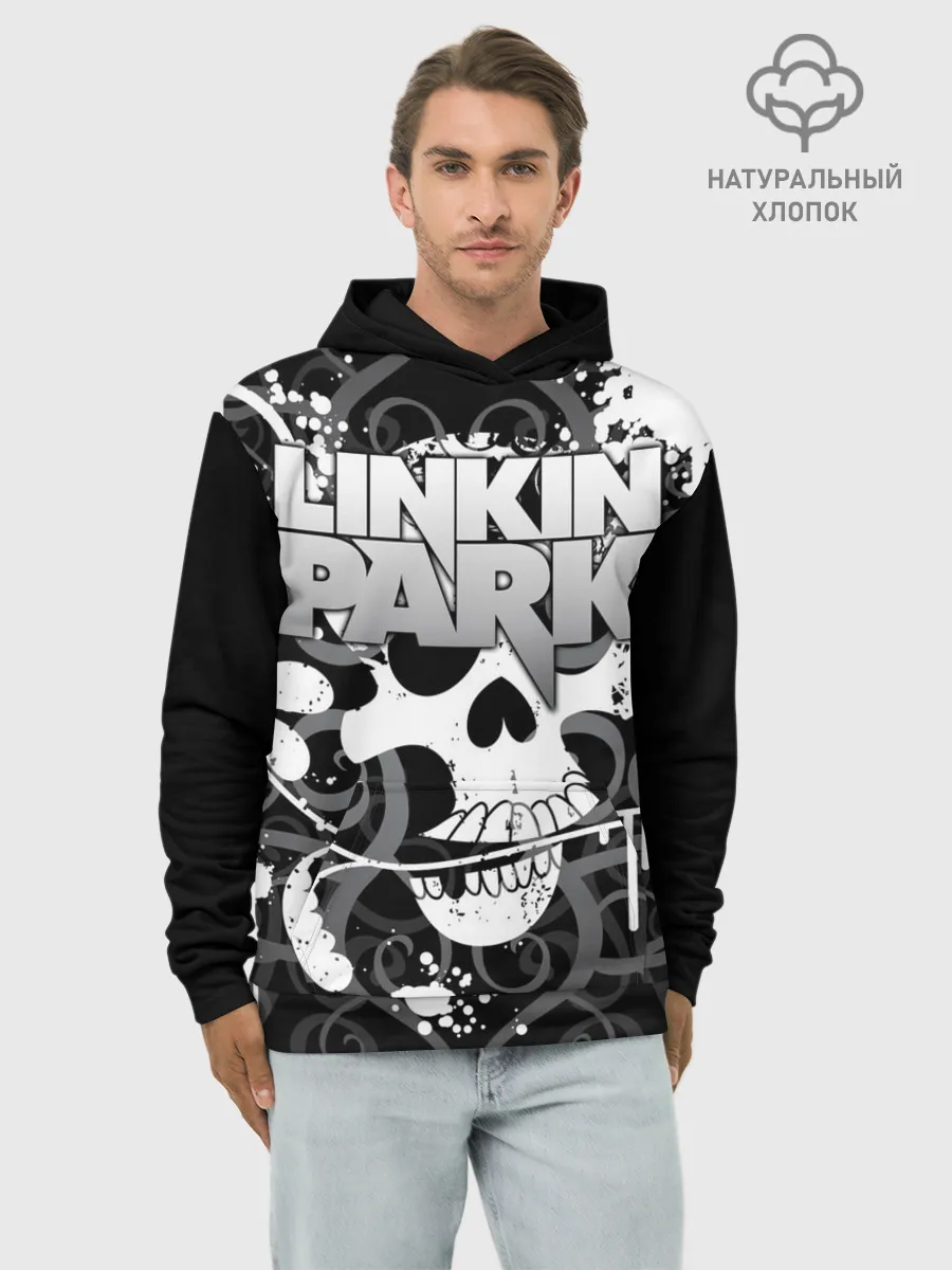 Худи мужской база хлопок / Linkin Park