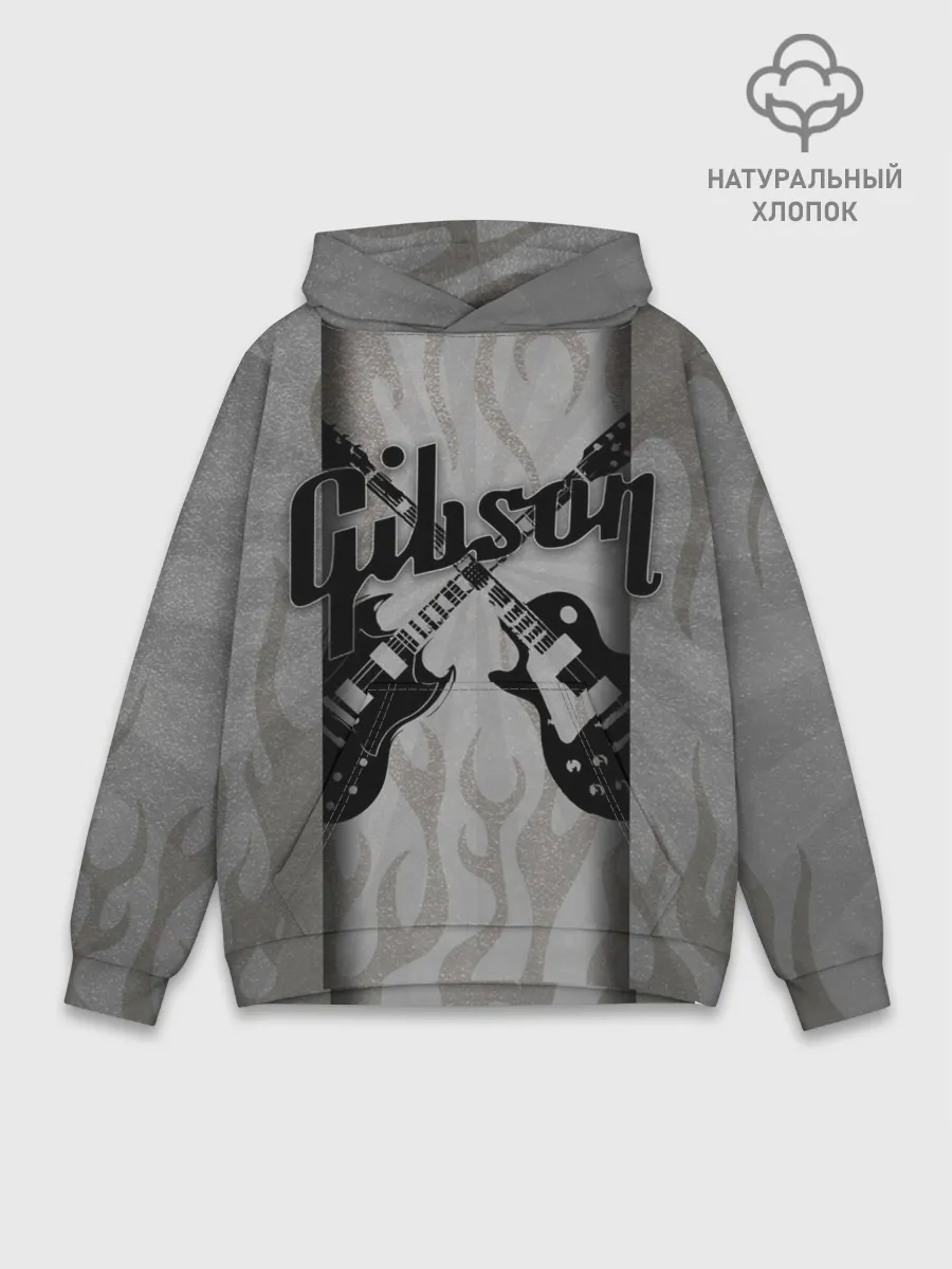 Худи мужской база хлопок / Gibson