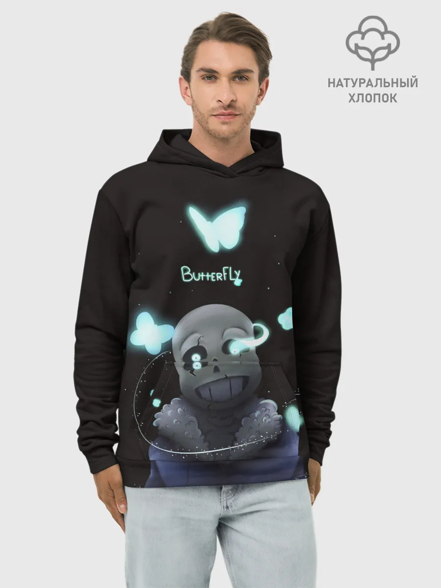 Худи мужской база хлопок / UNDERTALE